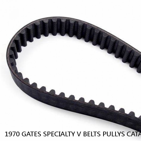 1970 GATES SPECIALTY V BELTS PULLYS CATALOG (GOOD PLUS CONDITION CLEAN) (546)