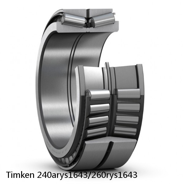 240arys1643/260rys1643 Timken Tapered Roller Bearing Assembly