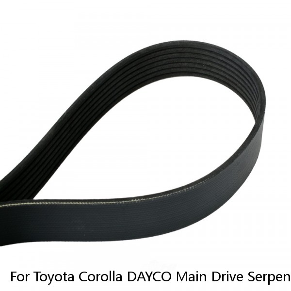 For Toyota Corolla DAYCO Main Drive Serpentine Belt 1.8L L4 1998-2008 sm (Fits: Toyota) #1 small image