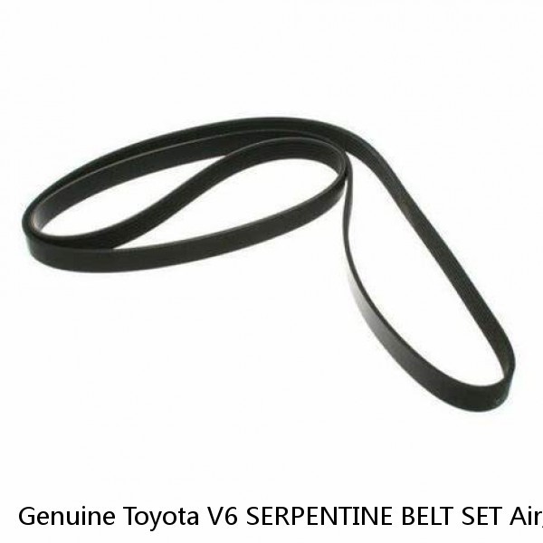 Genuine Toyota V6 SERPENTINE BELT SET Air/Steering/Alternator (Fits: Toyota) #1 image